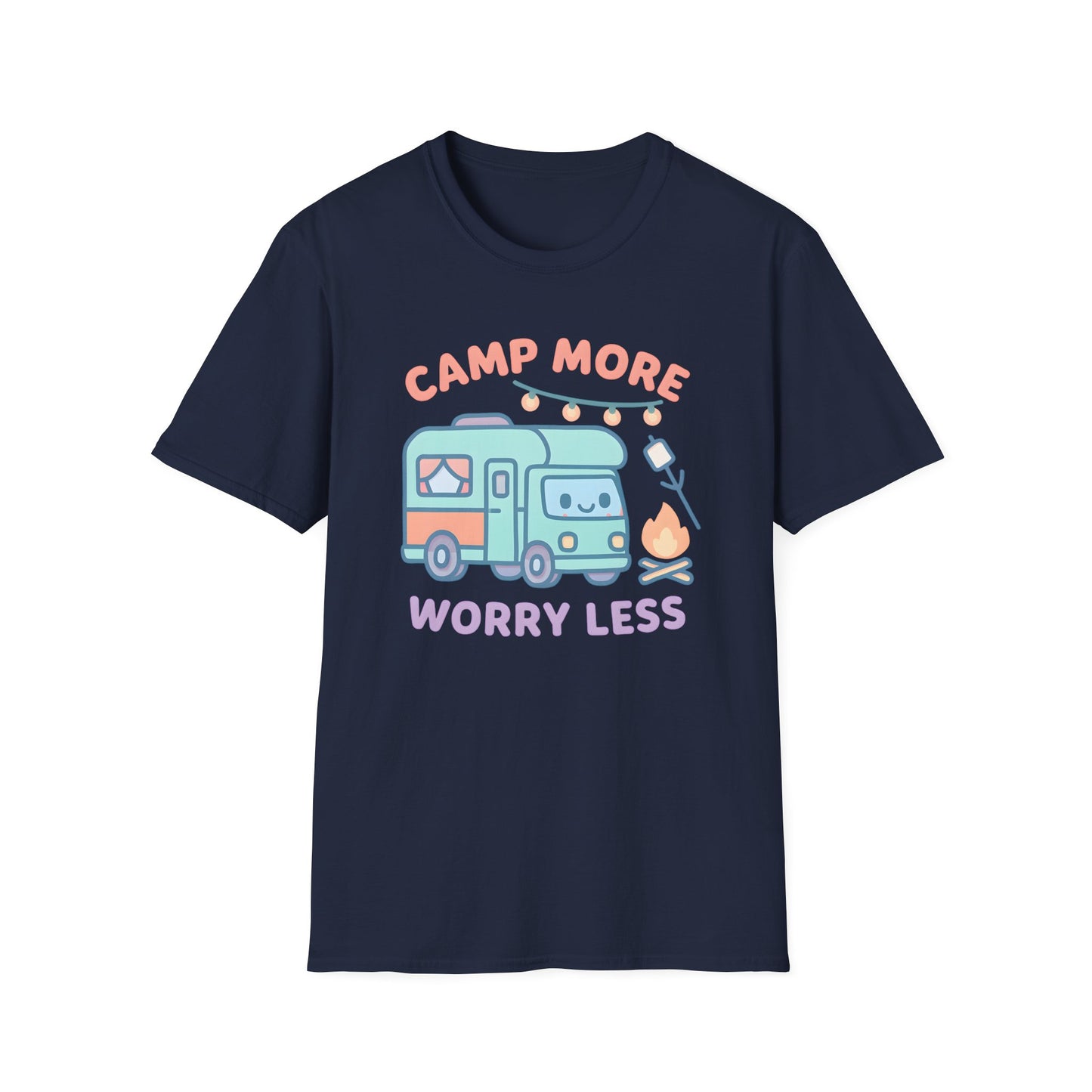 Camp More Worry Less Kawaii T-Shirt