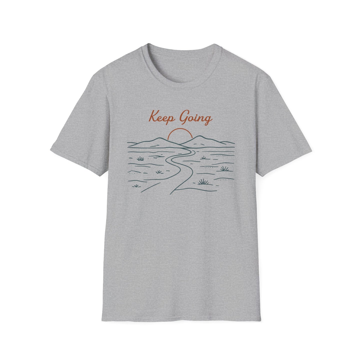 Keep Going Line Art T-Shirt