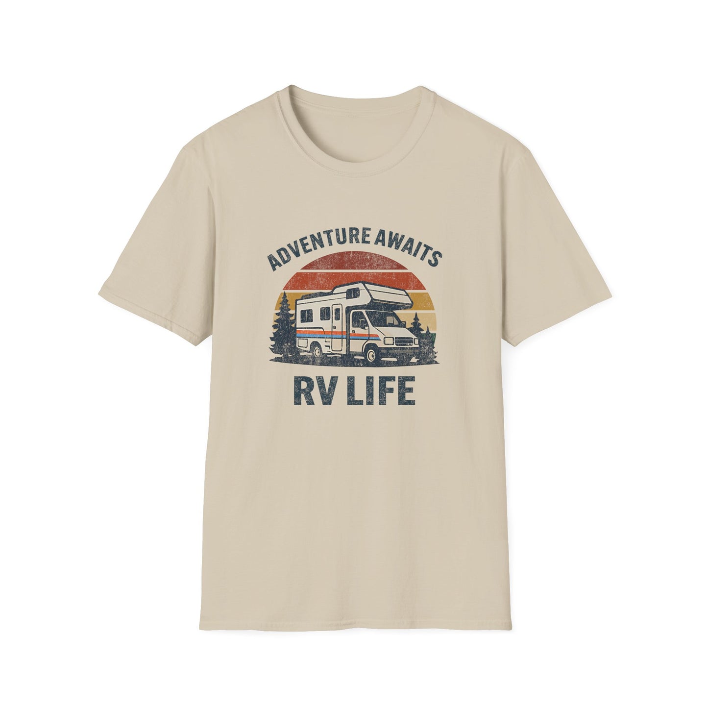 Adventure Awaits RV Life Retro T-Shirt