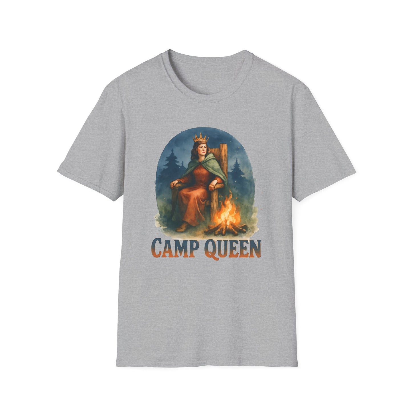 Camp Queen Watercolor T-Shirt