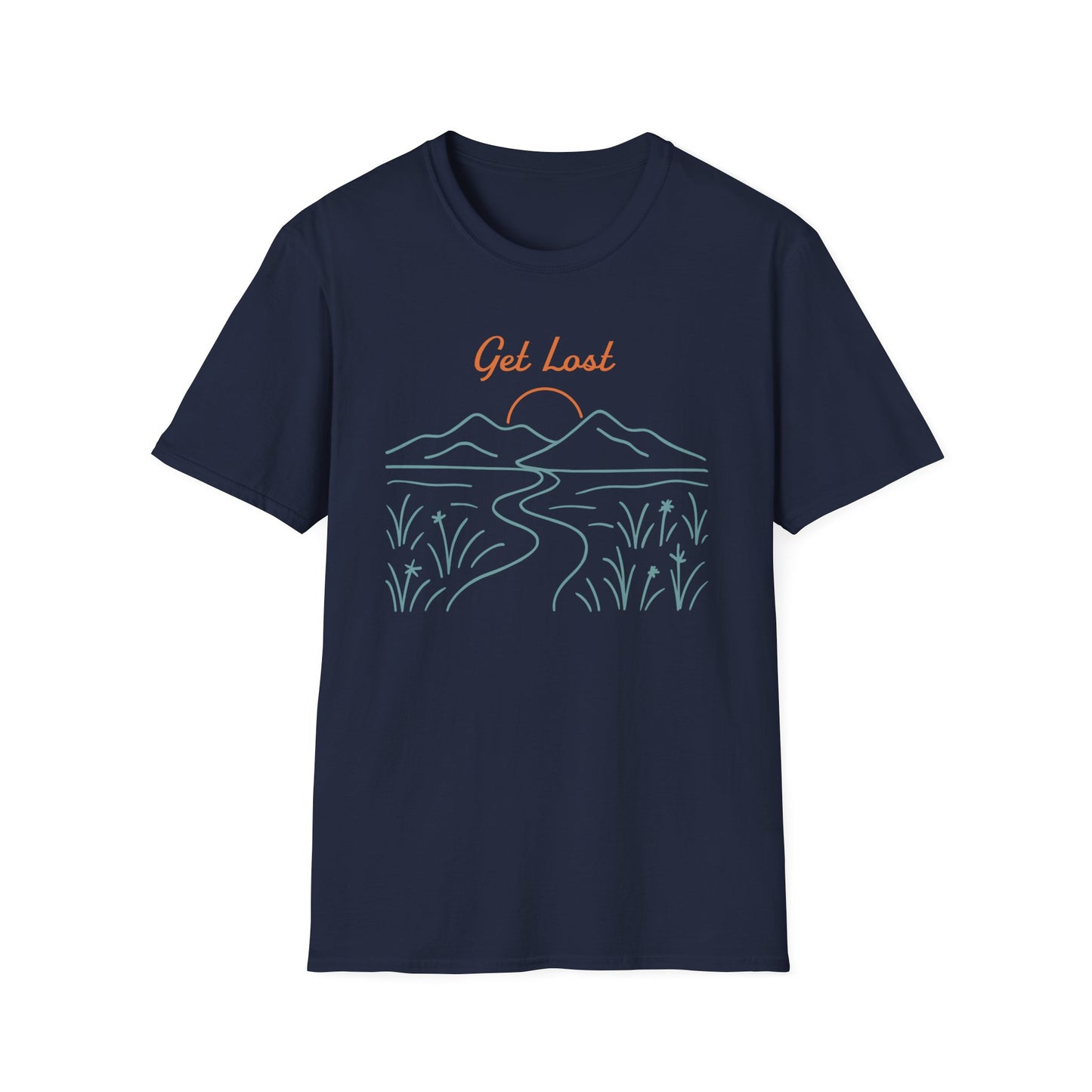 Get Lost Line Art T-Shirt
