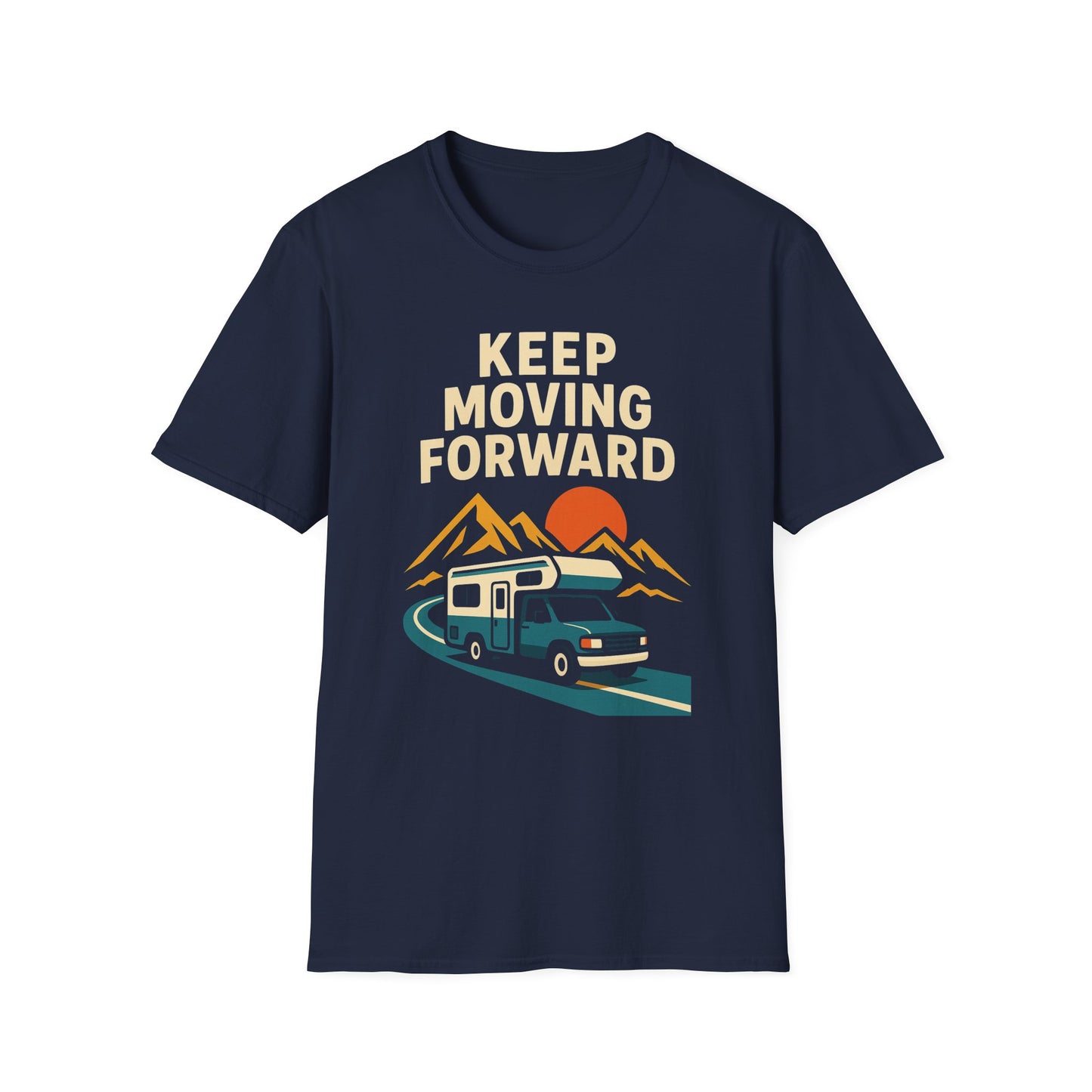 Keep Moving Forward Illustration T-Shirt