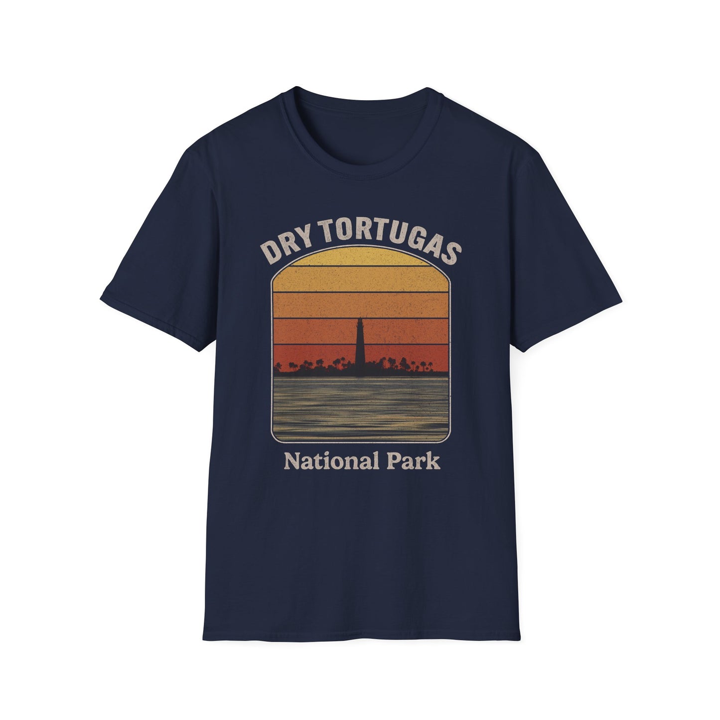 Dry Tortugas National Park Retro Sunset T-Shirt