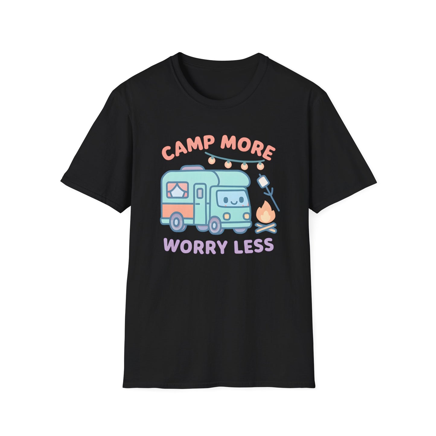 Camp More Worry Less Kawaii T-Shirt