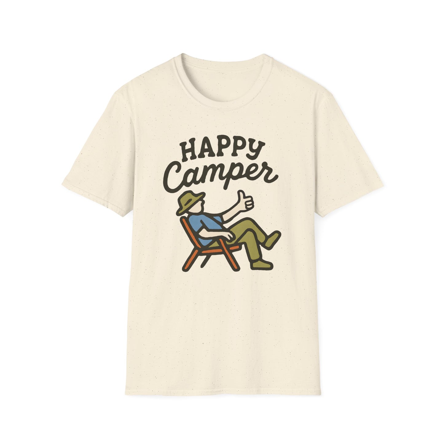 Happy Camper Relaxed Illustration T-Shirt