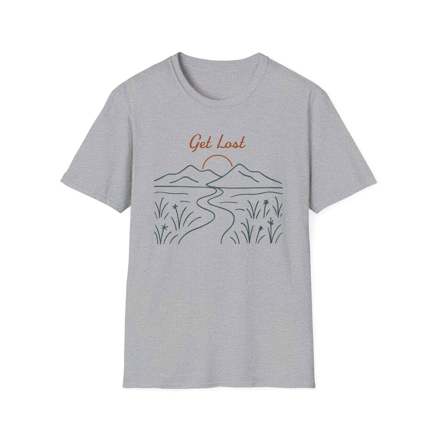 Get Lost Line Art T-Shirt