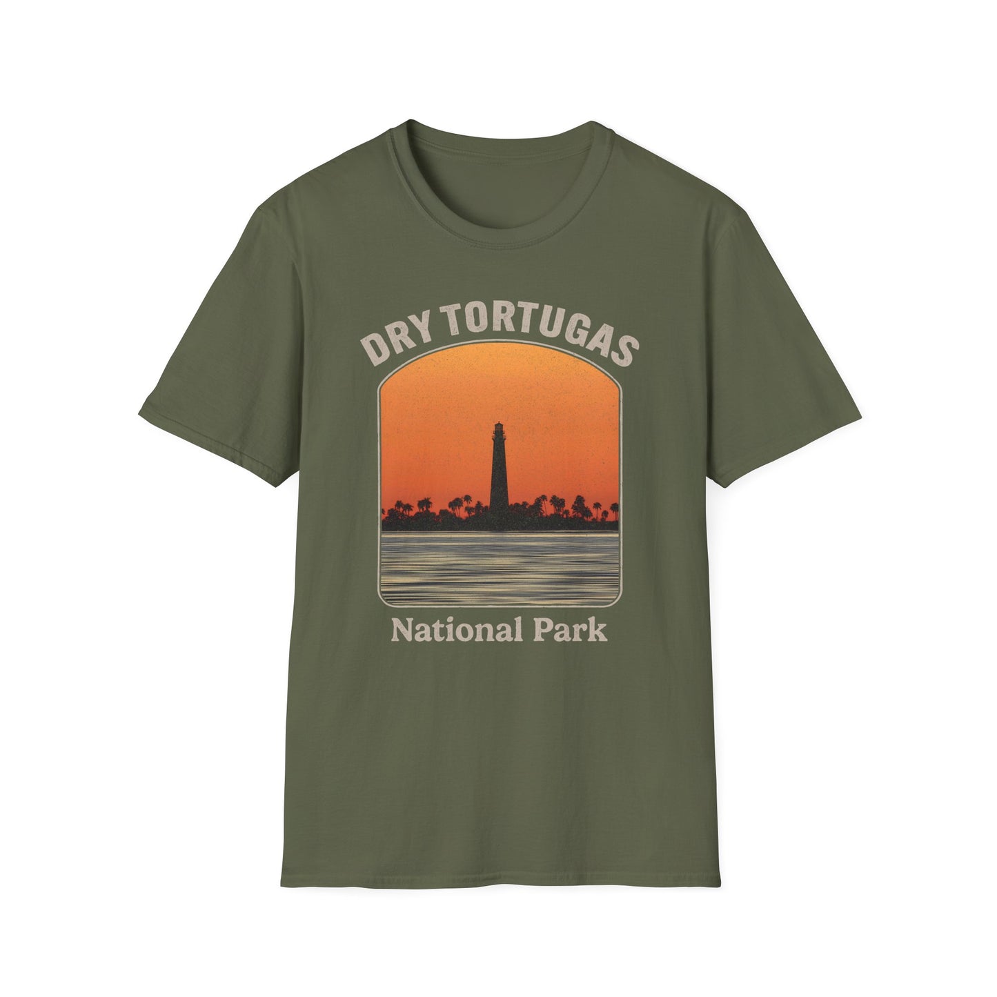 Dry Tortugas National Park Vintage Sunset T-Shirt