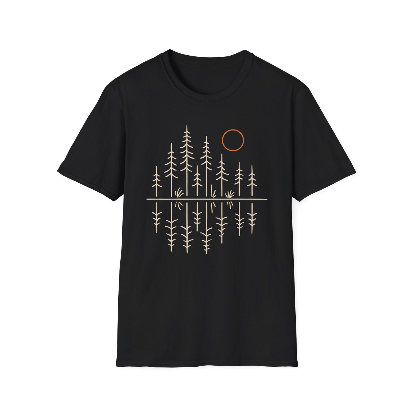 Pacific Northwest Forest Drawing T-Shirt