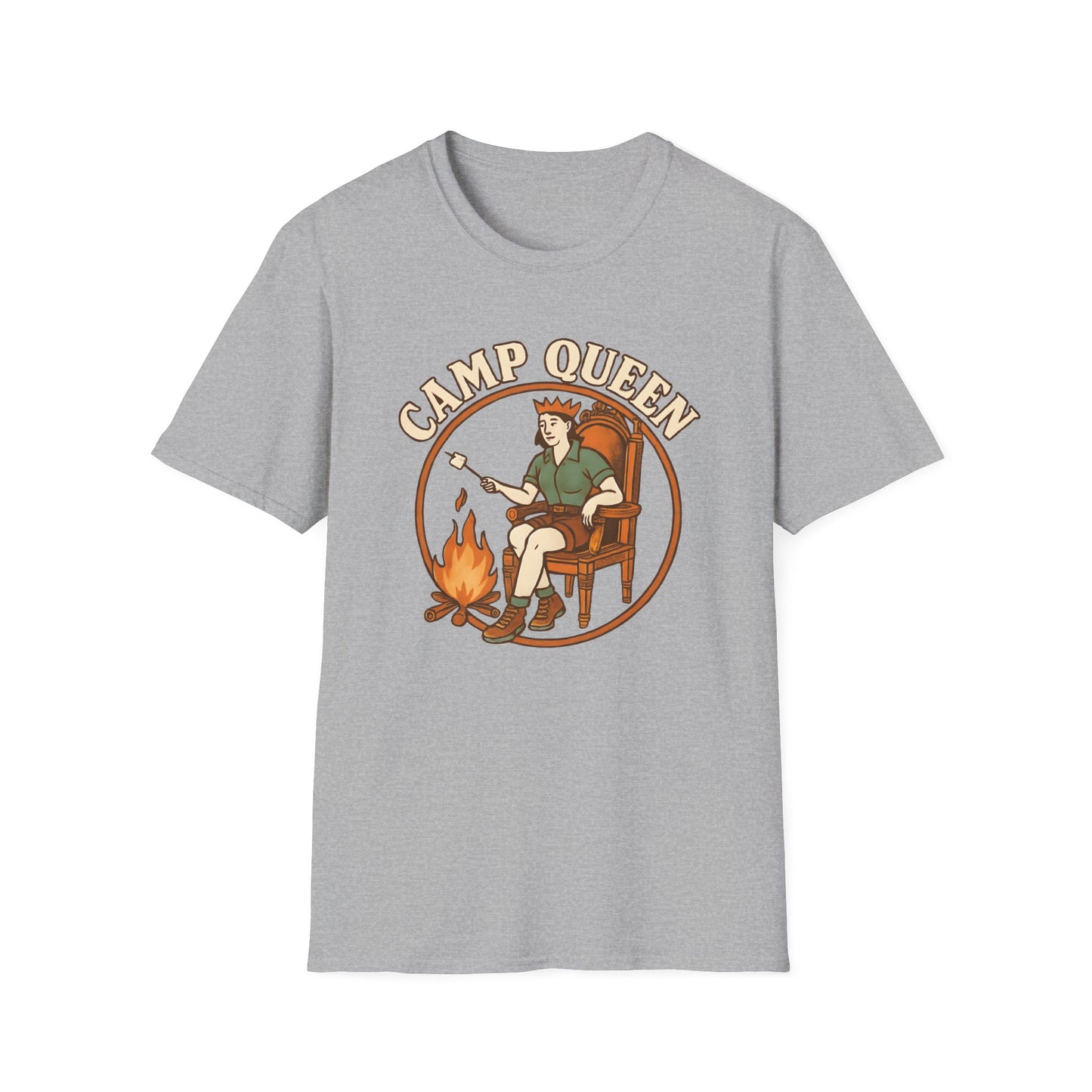 Camp Queen Illustration T-Shirt