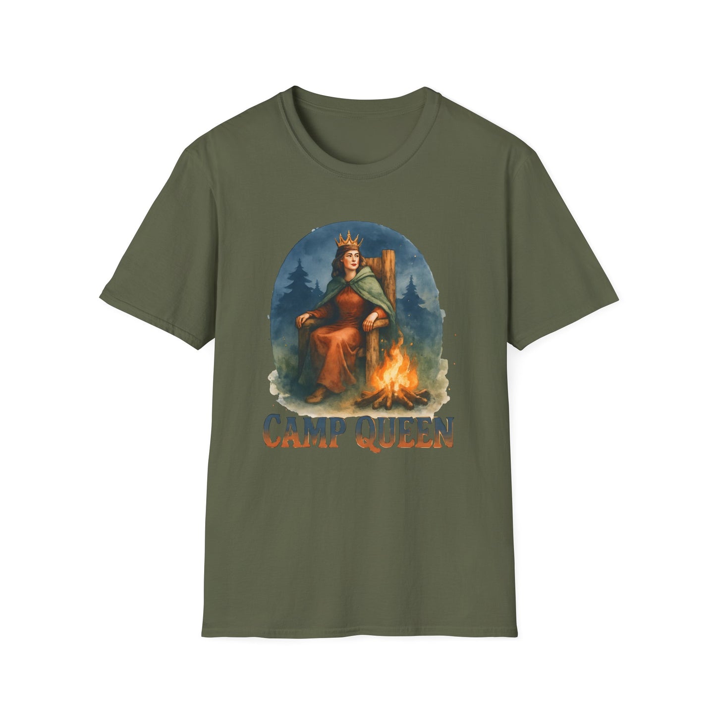 Camp Queen Watercolor T-Shirt
