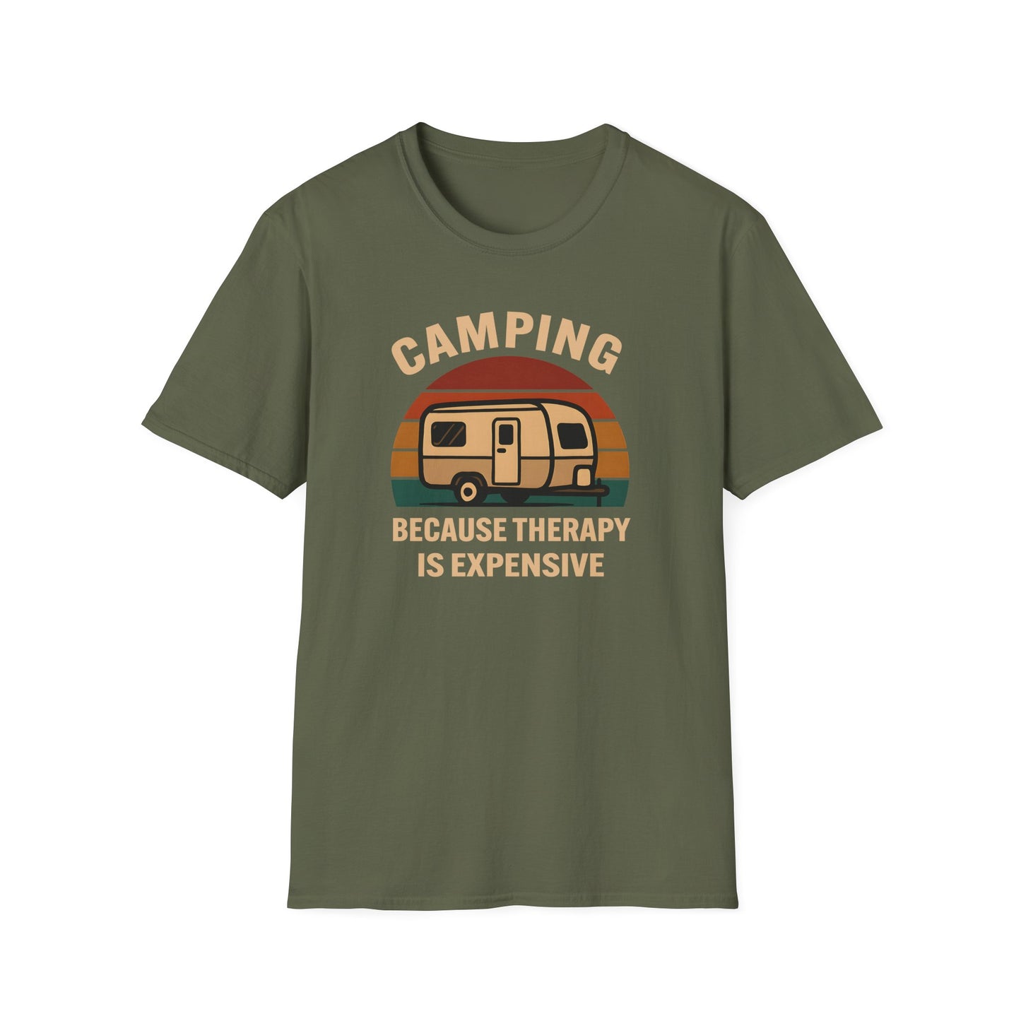 Camping Because Therapy is Expensive T-Shirt