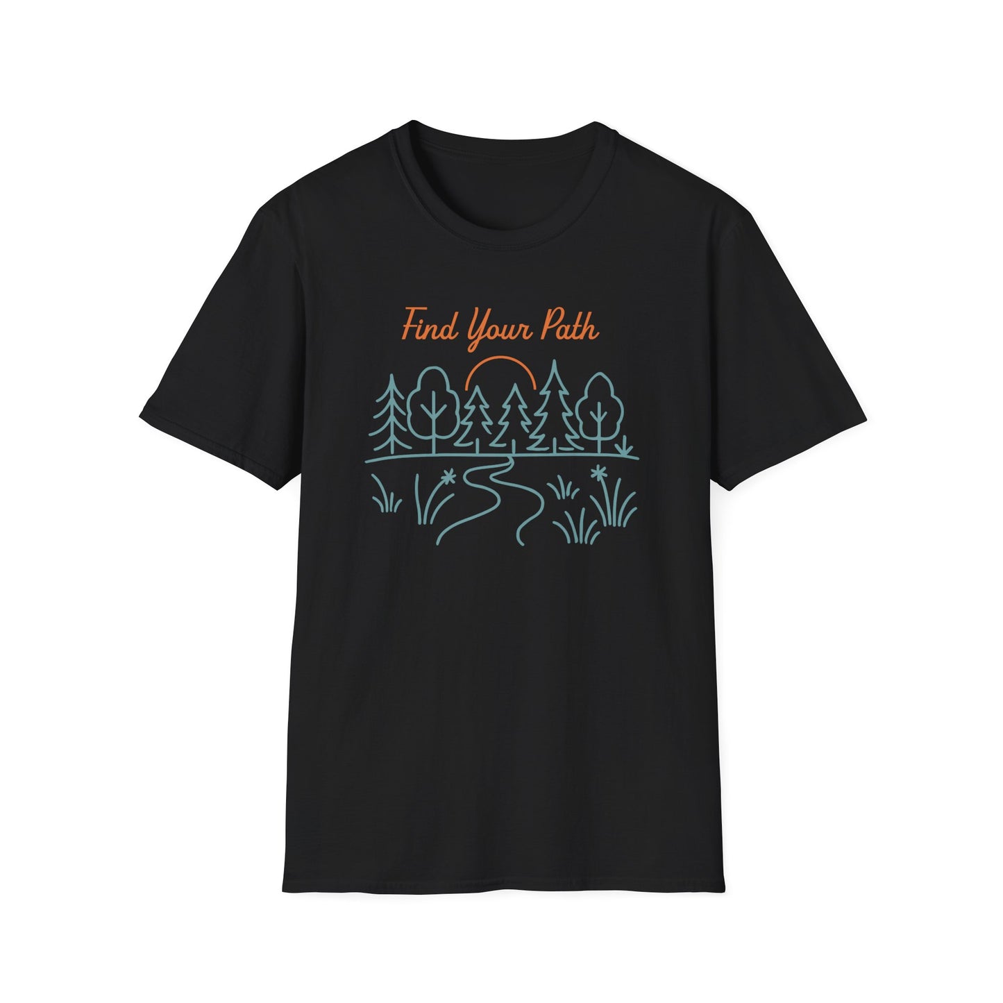 Find Your Path Line Art T-Shirt