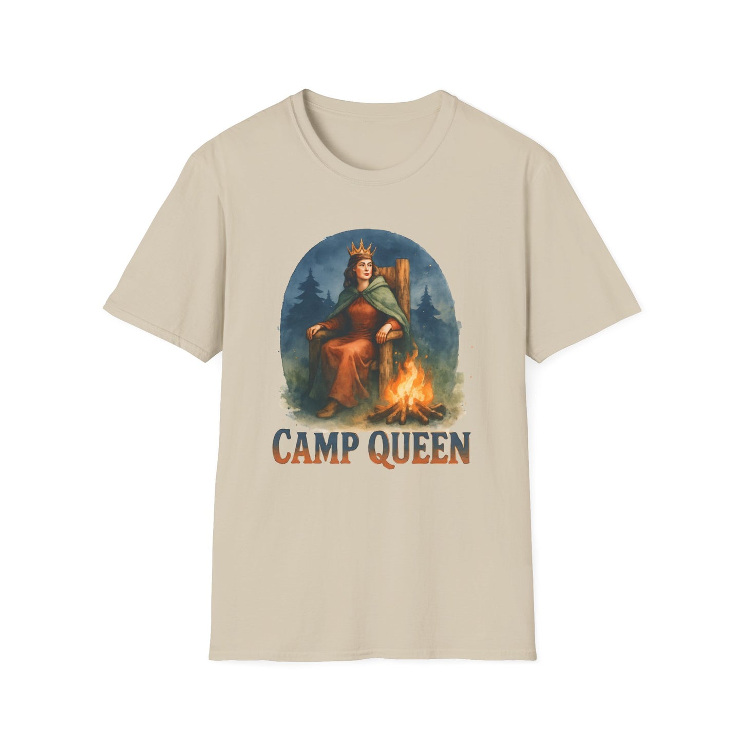 Camp Queen Watercolor T-Shirt
