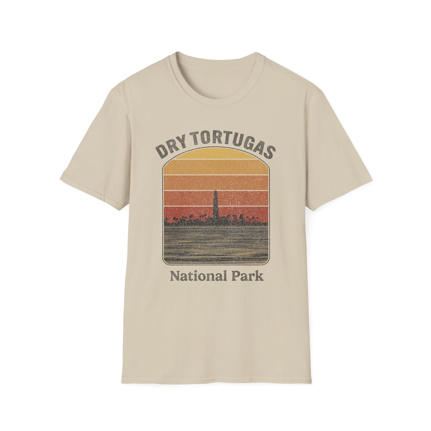 Dry Tortugas National Park Retro Sunset T-Shirt