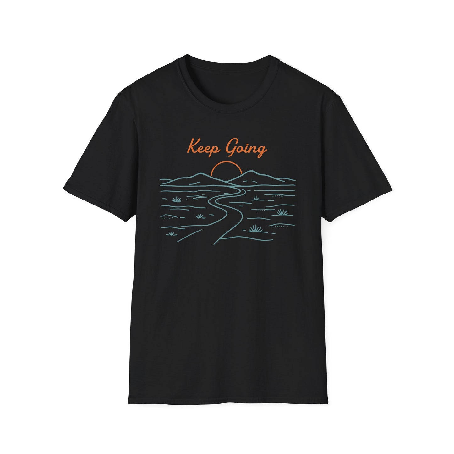 Keep Going Line Art T-Shirt