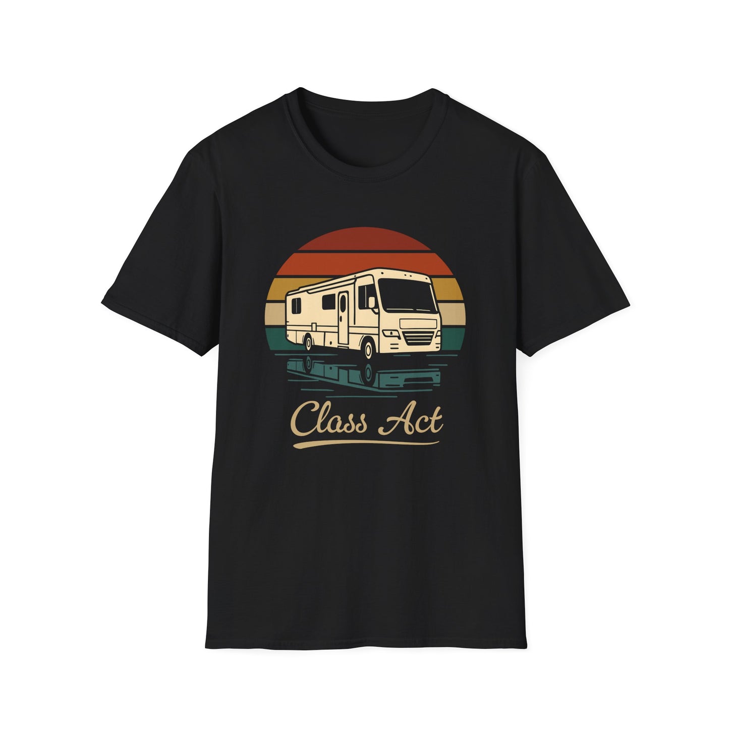 Class Act Motorhome Retro Sunset T-Shirt