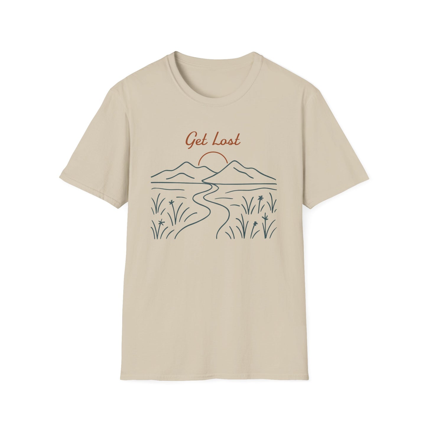 Get Lost Line Art T-Shirt