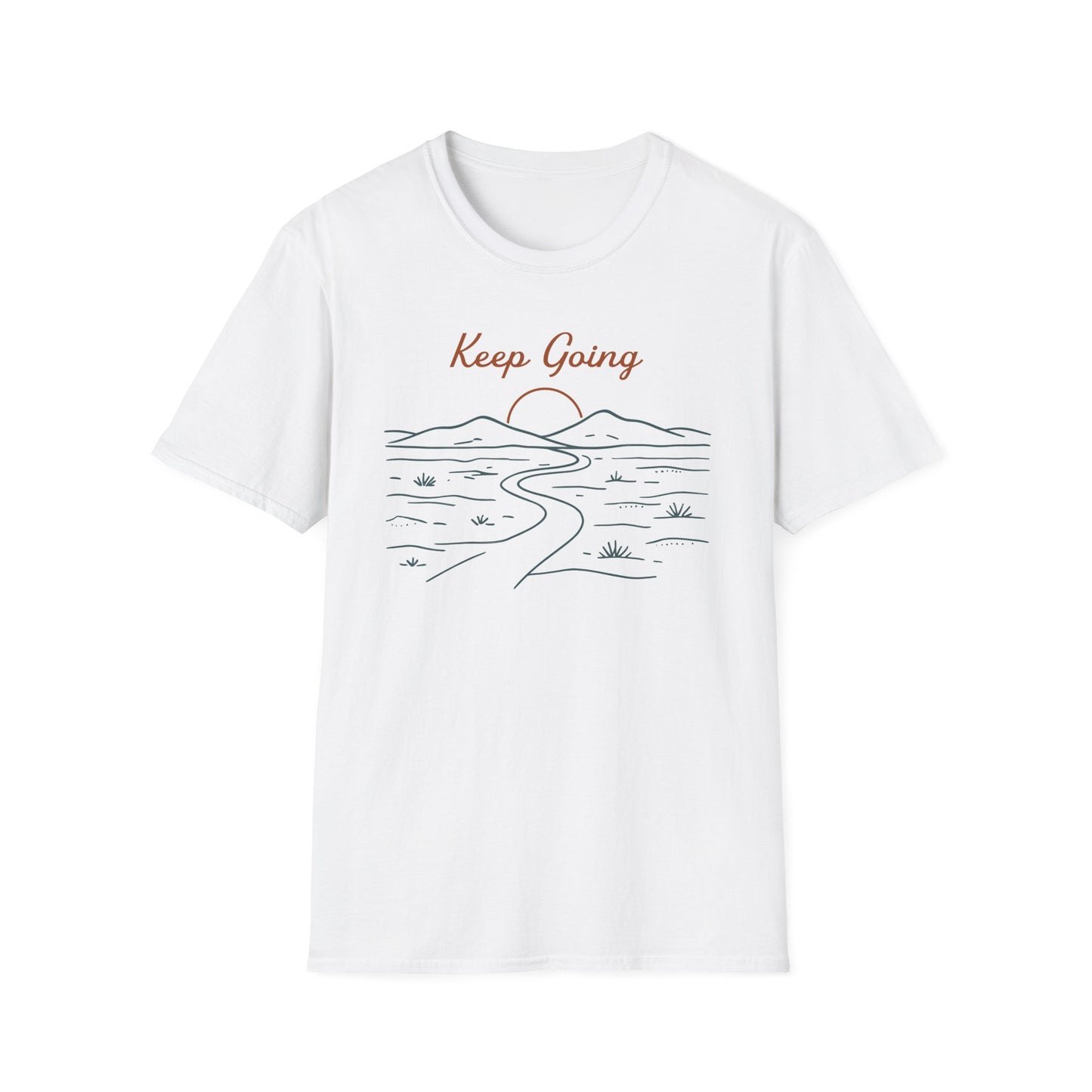 Keep Going Line Art T-Shirt