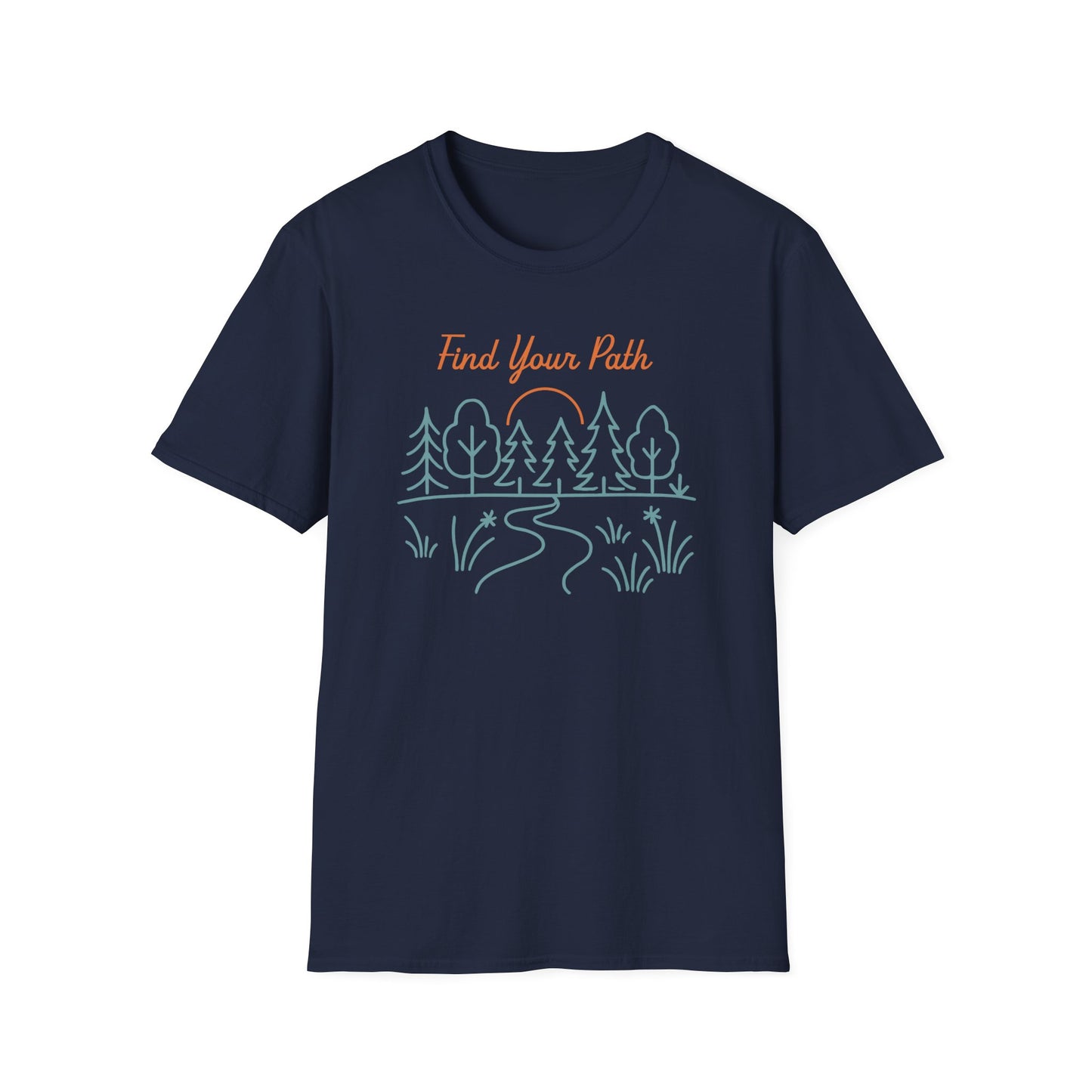 Find Your Path Line Art T-Shirt