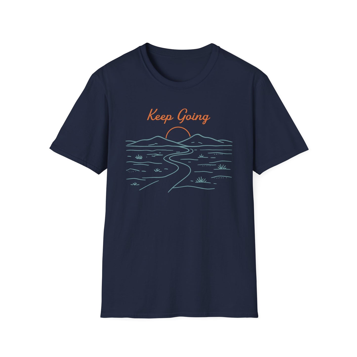 Keep Going Line Art T-Shirt