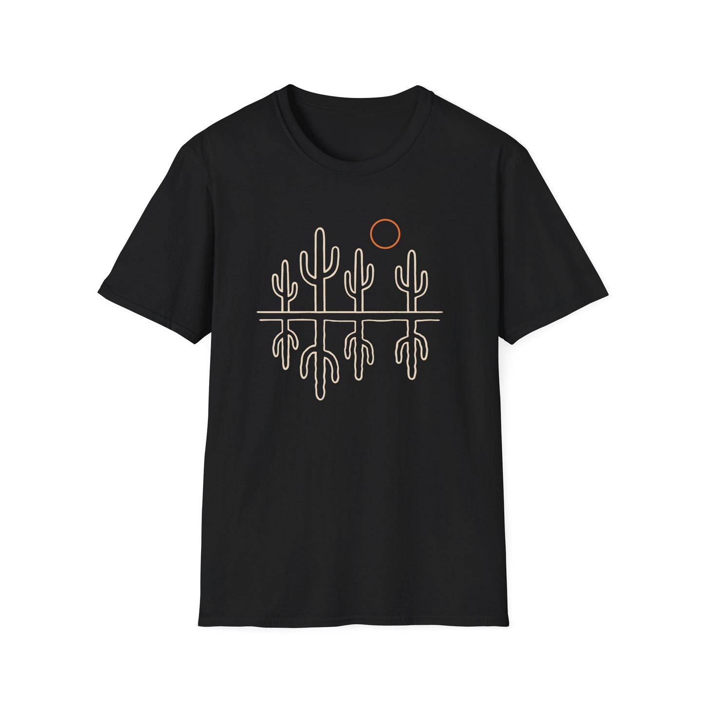 Sonoran Cactus Heat Drawing T-Shirt