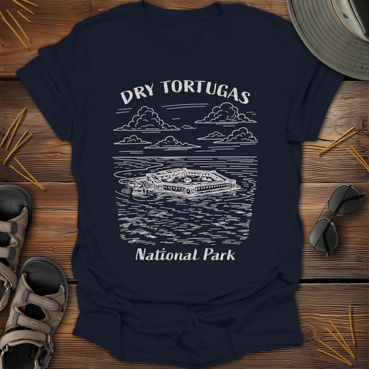 Dry Tortugas National Park Sketch T-Shirt
