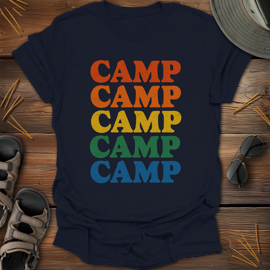 Camp Retro Colors T-Shirt