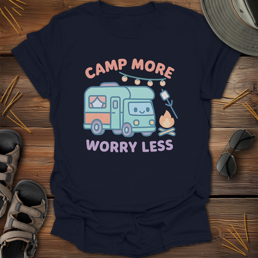 Camp More Worry Less Kawaii T-Shirt