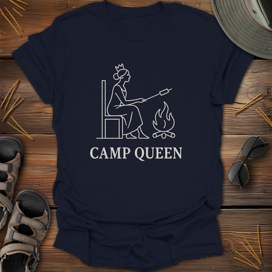 Camp Queen Drawing T-Shirt