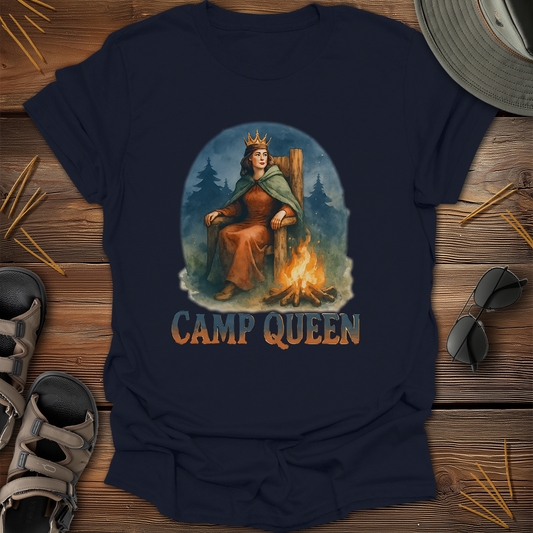 Camp Queen Watercolor T-Shirt