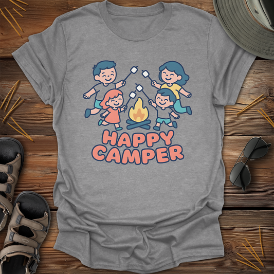 Happy Camper Family Kawaii T-Shirt