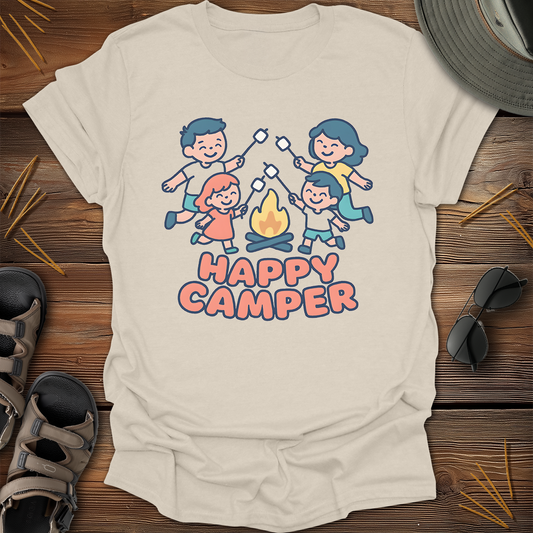 Happy Camper Family Kawaii T-Shirt