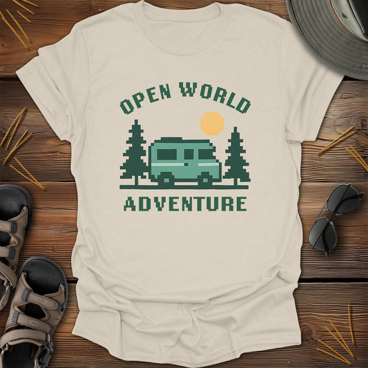 Open World Adventure Pixel Art T-Shirt