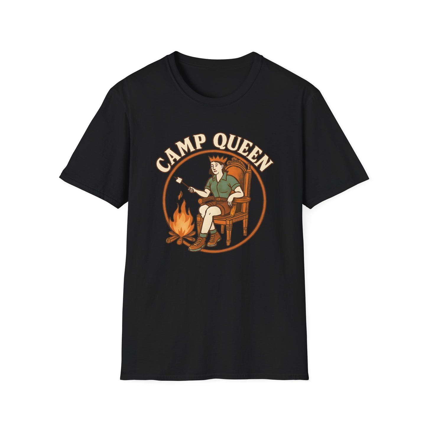 Camp Queen Illustration T-Shirt