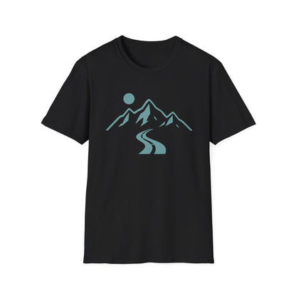 Road to Mountain Peaks Bold T-Shirt