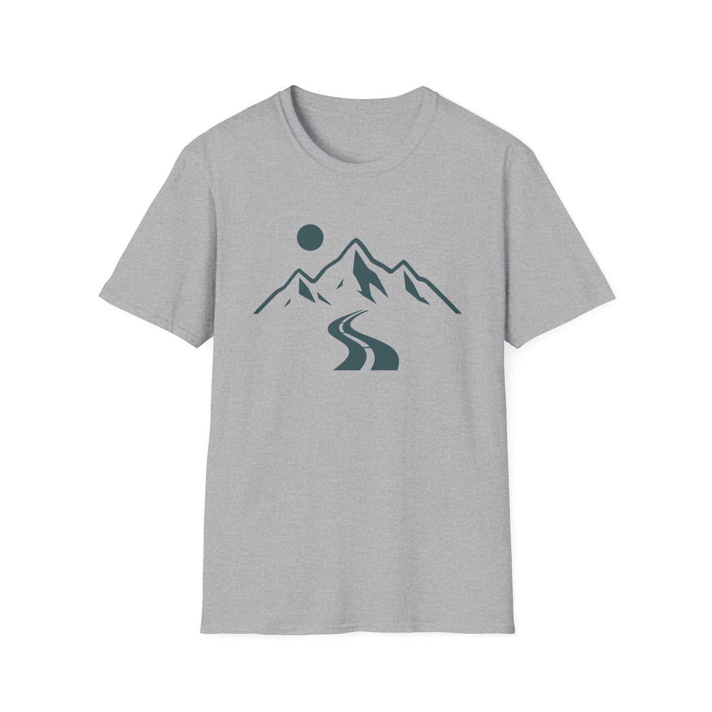 Road to Mountain Peaks Bold T-Shirt