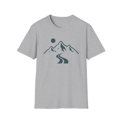 Road to Mountain Peaks Bold T-Shirt