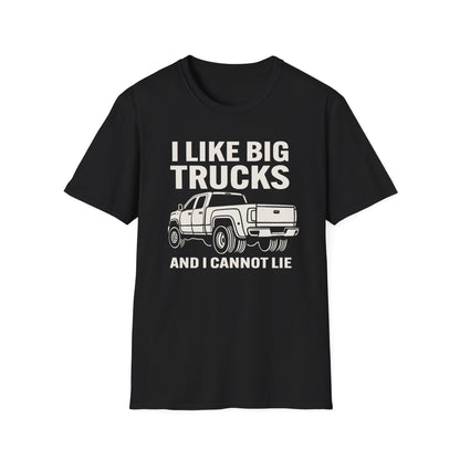 I Like Big Trucks Bold T-Shirt
