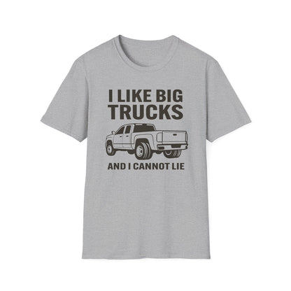 I Like Big Trucks Bold T-Shirt