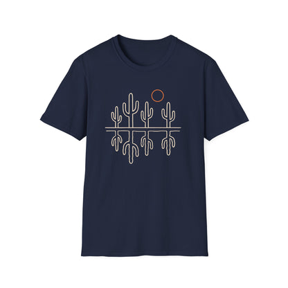Sonoran Cactus Heat Drawing T-Shirt