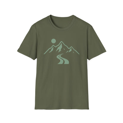 Road to Mountain Peaks Bold T-Shirt