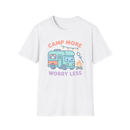 Camp More Worry Less Kawaii T-Shirt