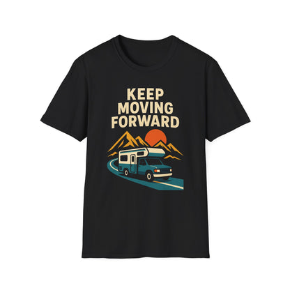Keep Moving Forward Illustration T-Shirt