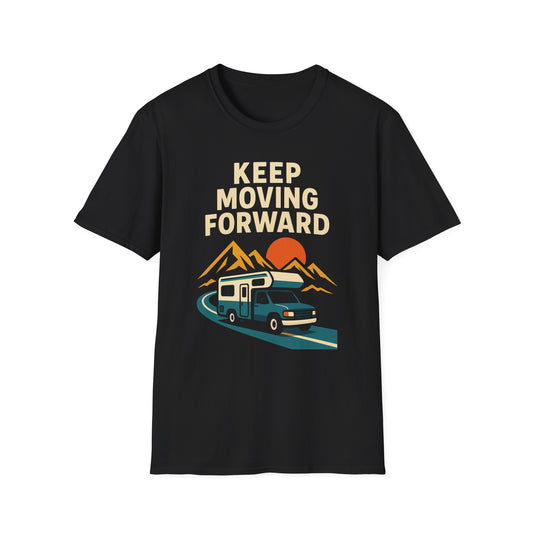 Keep Moving Forward Illustration T-Shirt