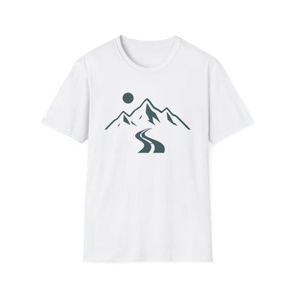 Road to Mountain Peaks Bold T-Shirt