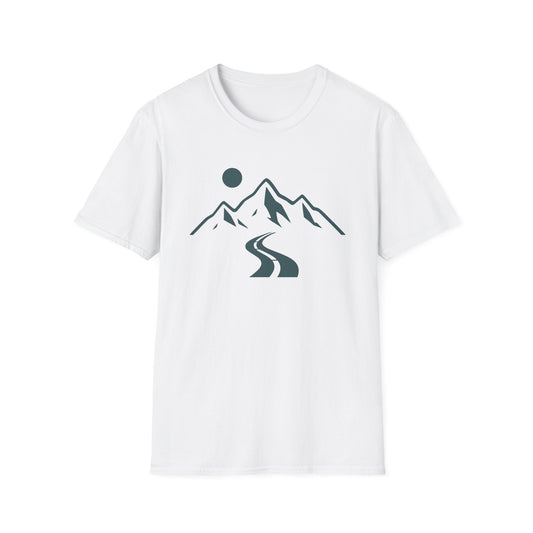 Road to Mountain Peaks Bold T-Shirt