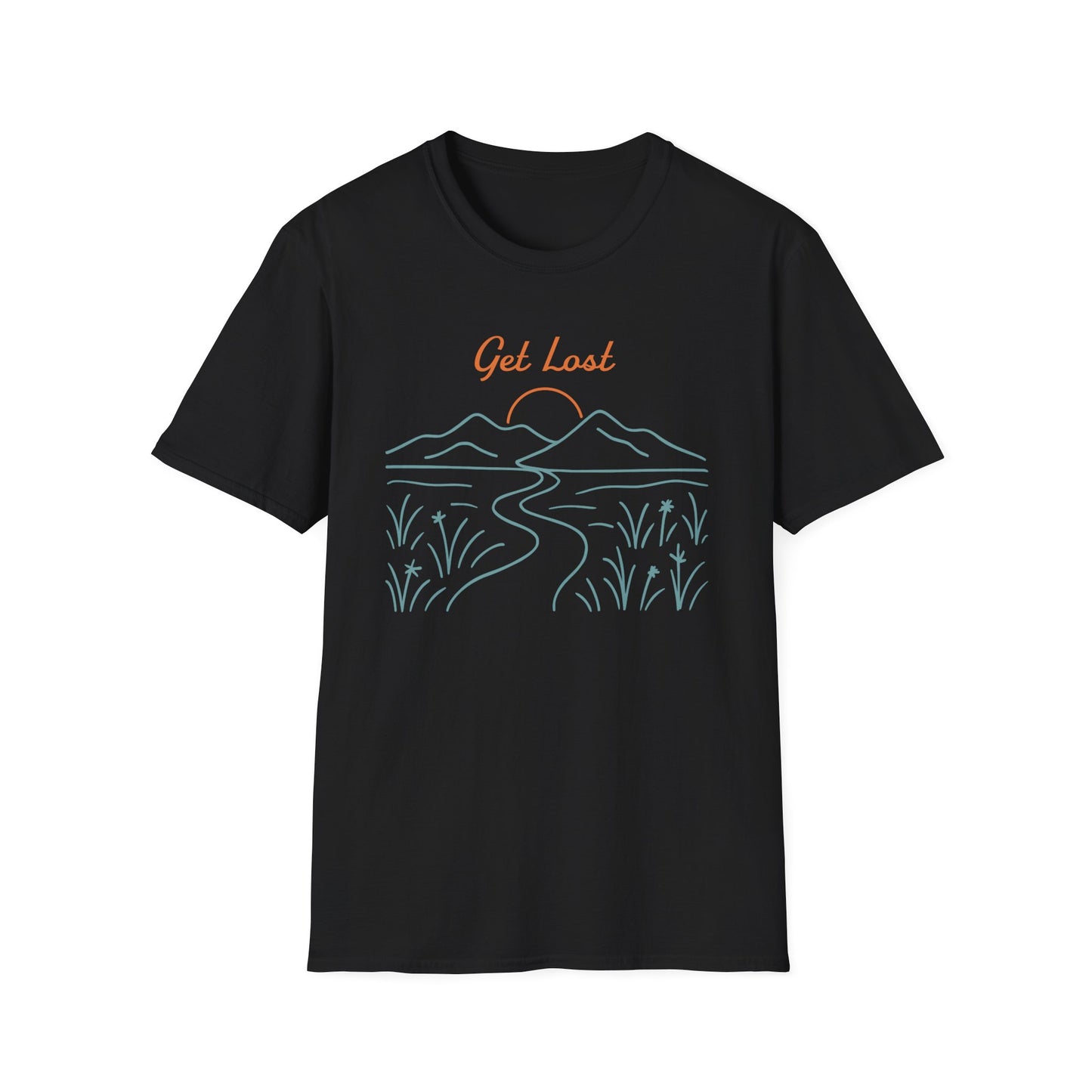 Get Lost Line Art T-Shirt