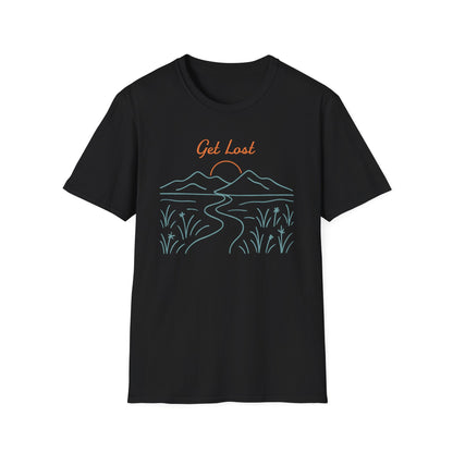 Get Lost Line Art T-Shirt