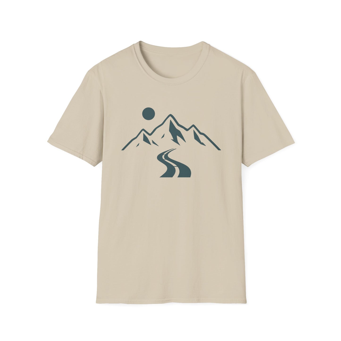 Road to Mountain Peaks Bold T-Shirt