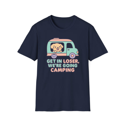 Puppy Get In Going Camping Kawaii T-Shirt